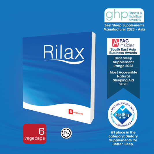 Rilax 6 capsules - with Lactium & Suntheanine (BACK IN STOCK SOON)