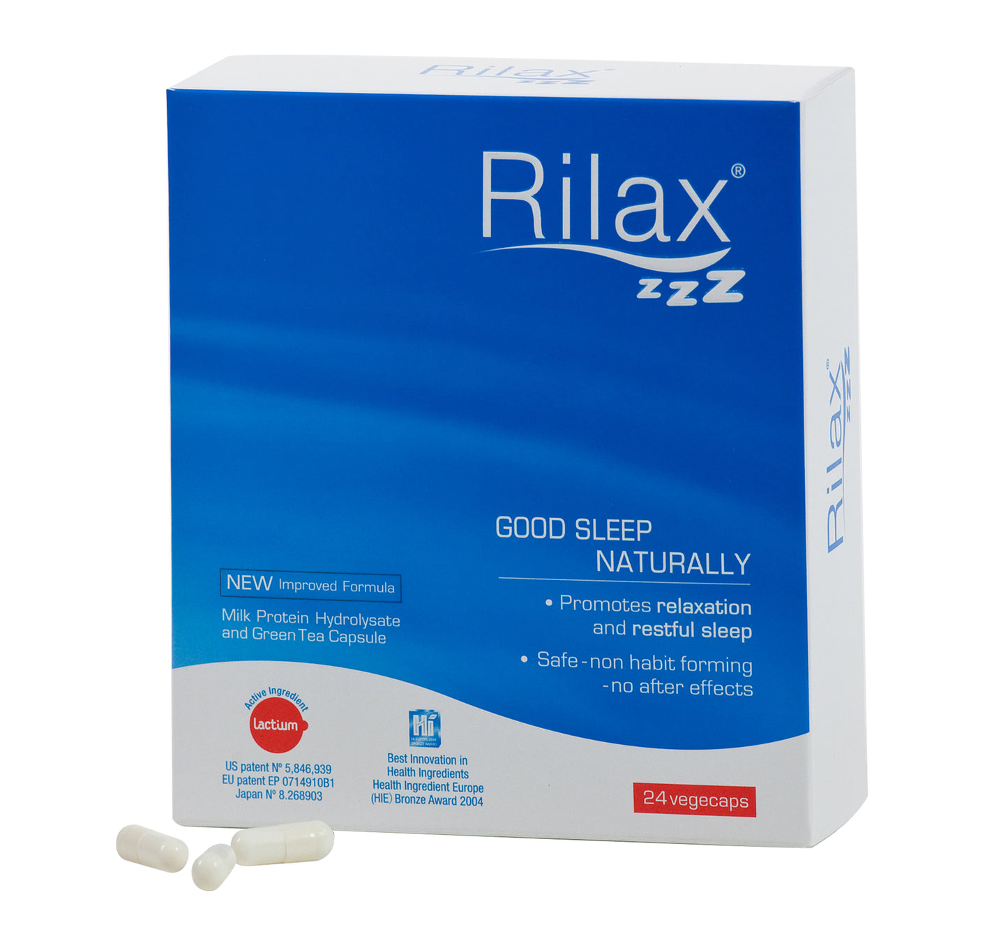 Rilax Natural Sleep Aid - with Lactium & Suntheanine