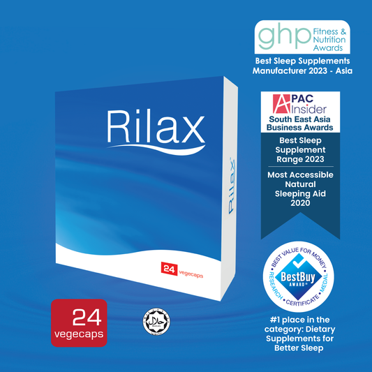 Rilax Natural Sleep Aid 24 capsules - with Lactium & Suntheanine
